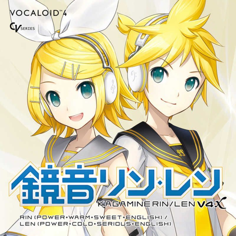 クリプトンフューチャーメディア KAGAMINE RIN|LEN V4X incl. ENGLISH |PACKAGE RNLNV4XCP ♥ 未開梱 送料無料