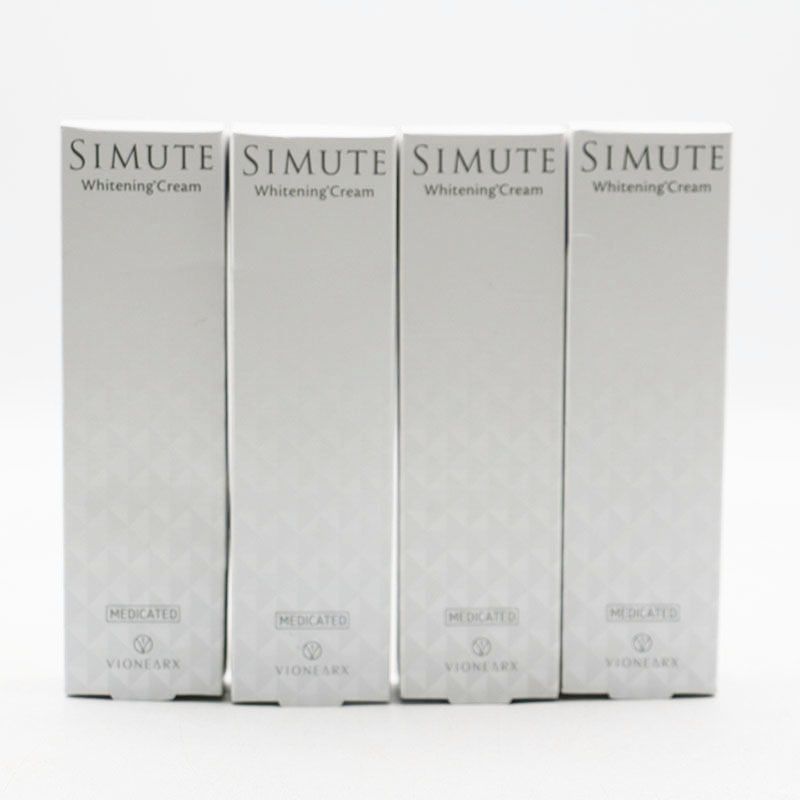 新品未開封 simute シミュート ホワイトニング クリーム 薬用ピュアホワイトクリームPRO 4本セット CR7-01-26-04