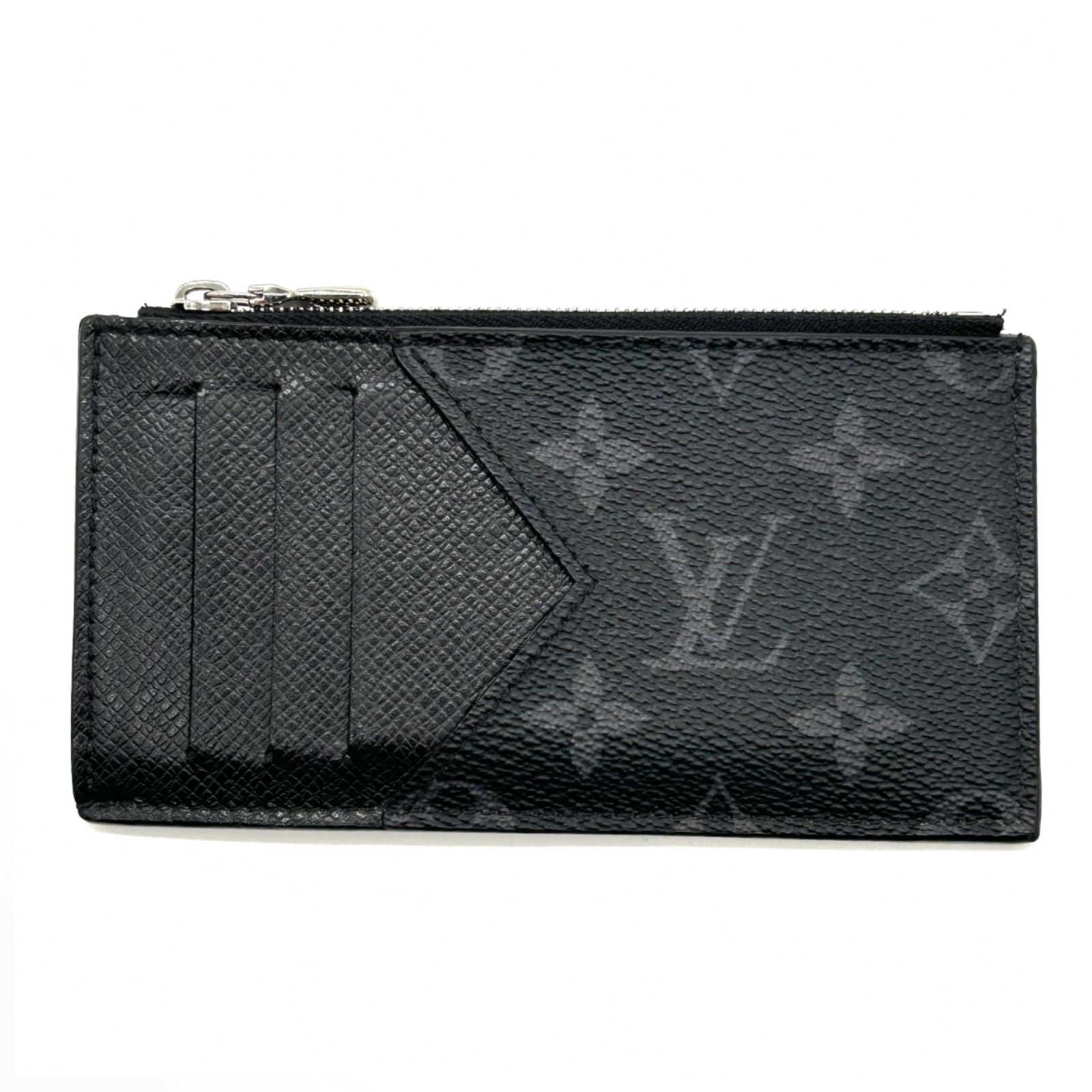 LOUIS VUITTON ルイヴィトン エクリプス タイガラマ フラグメントケース コインケース カードケース ウォレット 財布 RFID M30271 ICチップ モノグラム タイガ メンズ 小物 ブラック 黒 ヴィトン monogram
