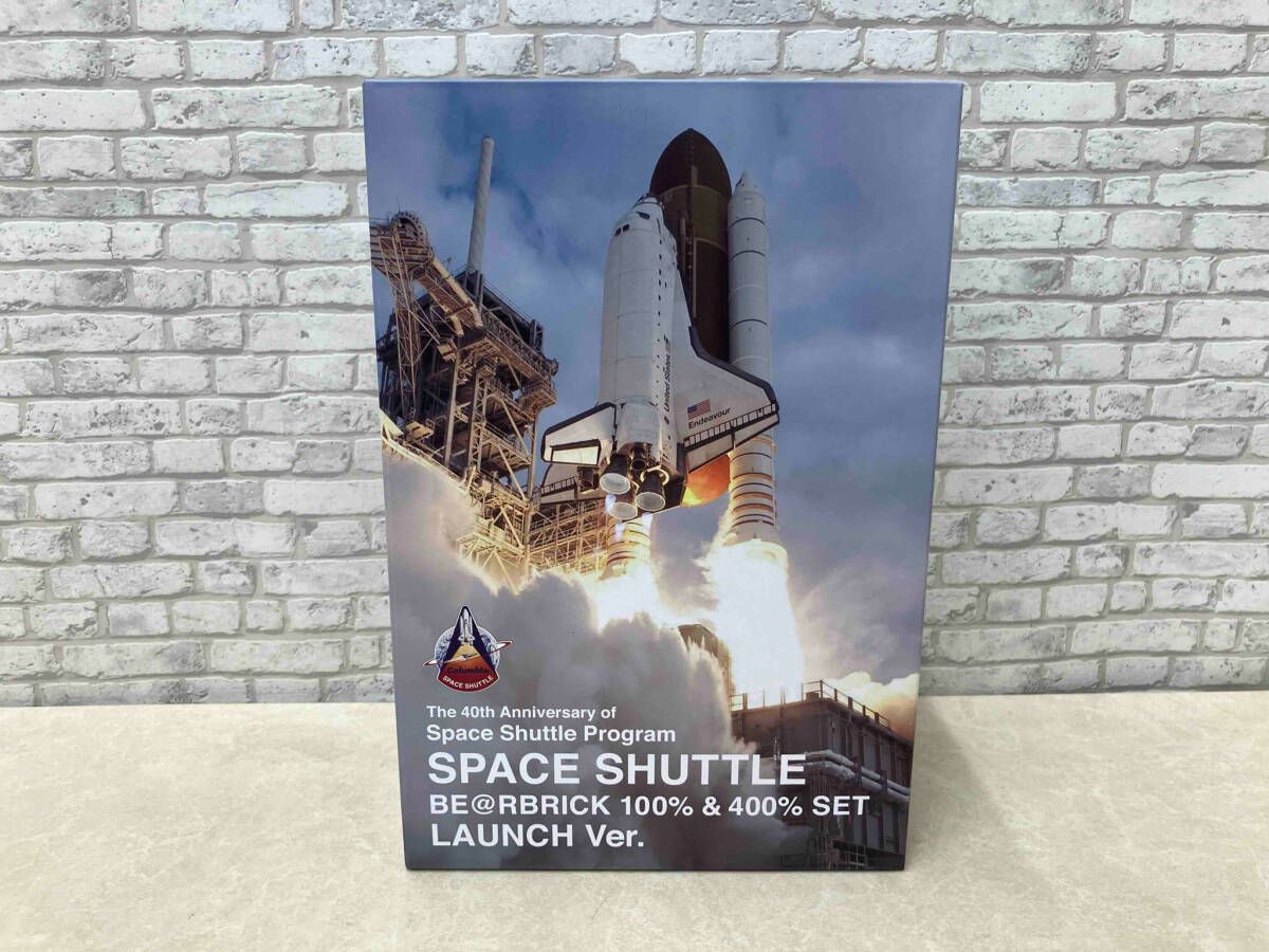未開封品 メディコム･トイ BE@RBRICK ベアブリック SPACE SHUTTLE LAUNCH Ver. 100%u0026400% Columbia SPACE SHUTTE The 40th Anniversary 