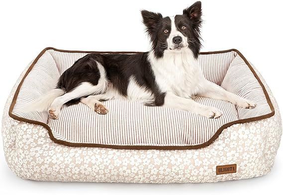 【在庫処分】ペットベッド 猫用 犬用ベッド ボックスベッド 寝床 通年タイプ リバーシブルクッション付き 洗える 柔らかい ふわふわ 中小型犬/猫用 通年 オールシーズン おしゃれ
