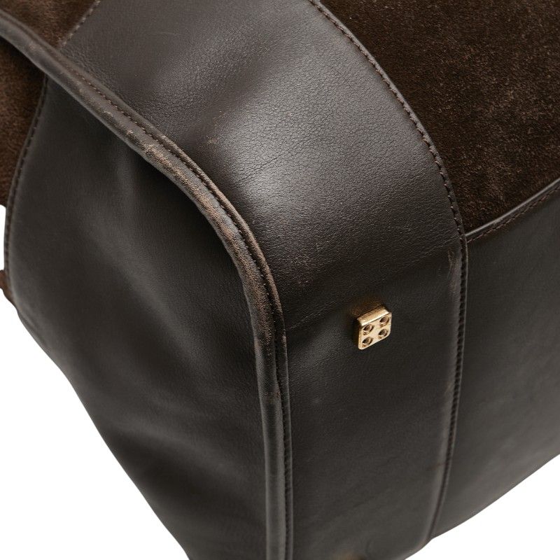 ロエベ アナグラム アマソナ50 ボストンバッグ トラベルバッグ ブラウン スウェード レザー レディース LOEWE 1-0233473 DECORATOM_COM_BR