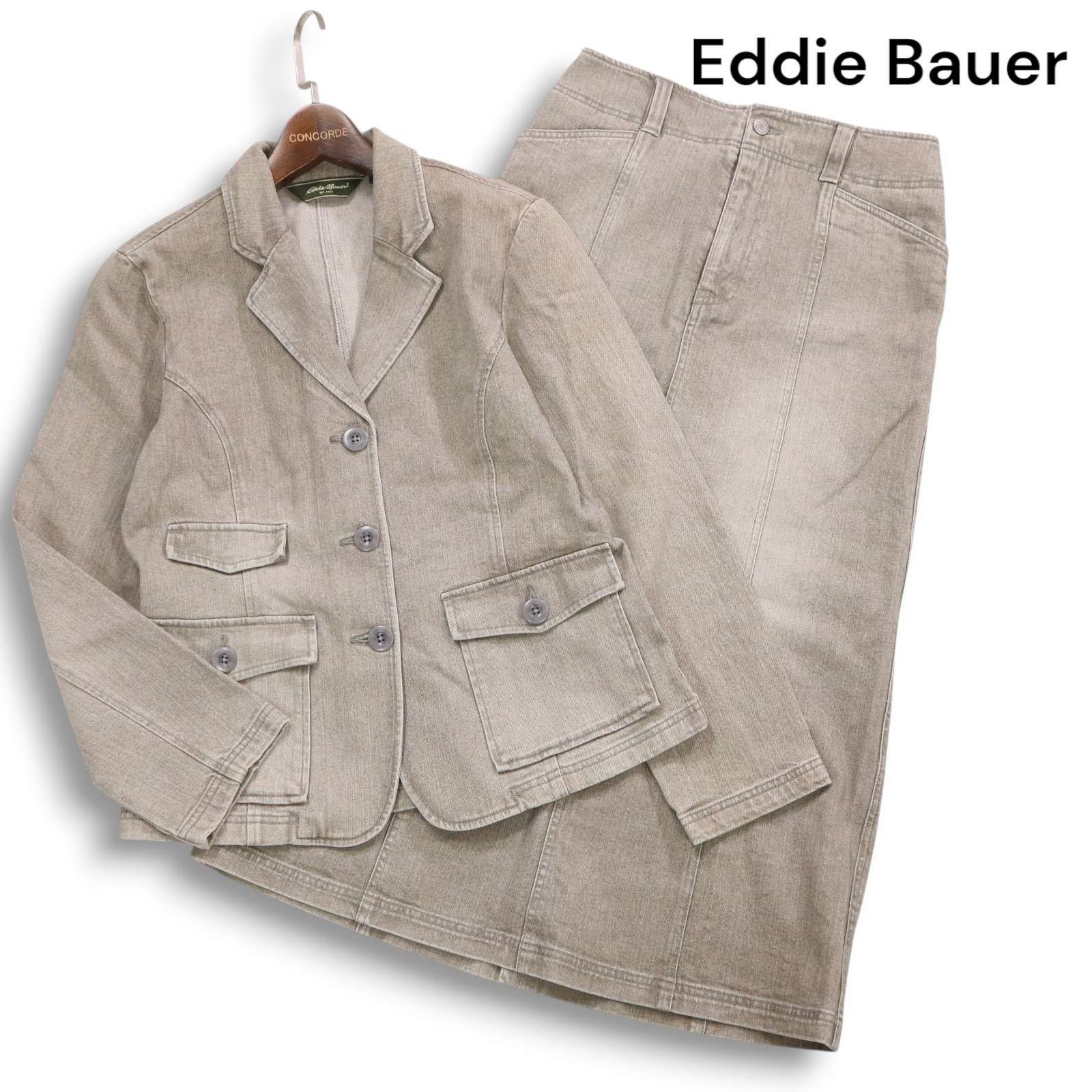 Eddie Bauer エディーバウアー 通年 USED加工♪ ストレッチ デニム 