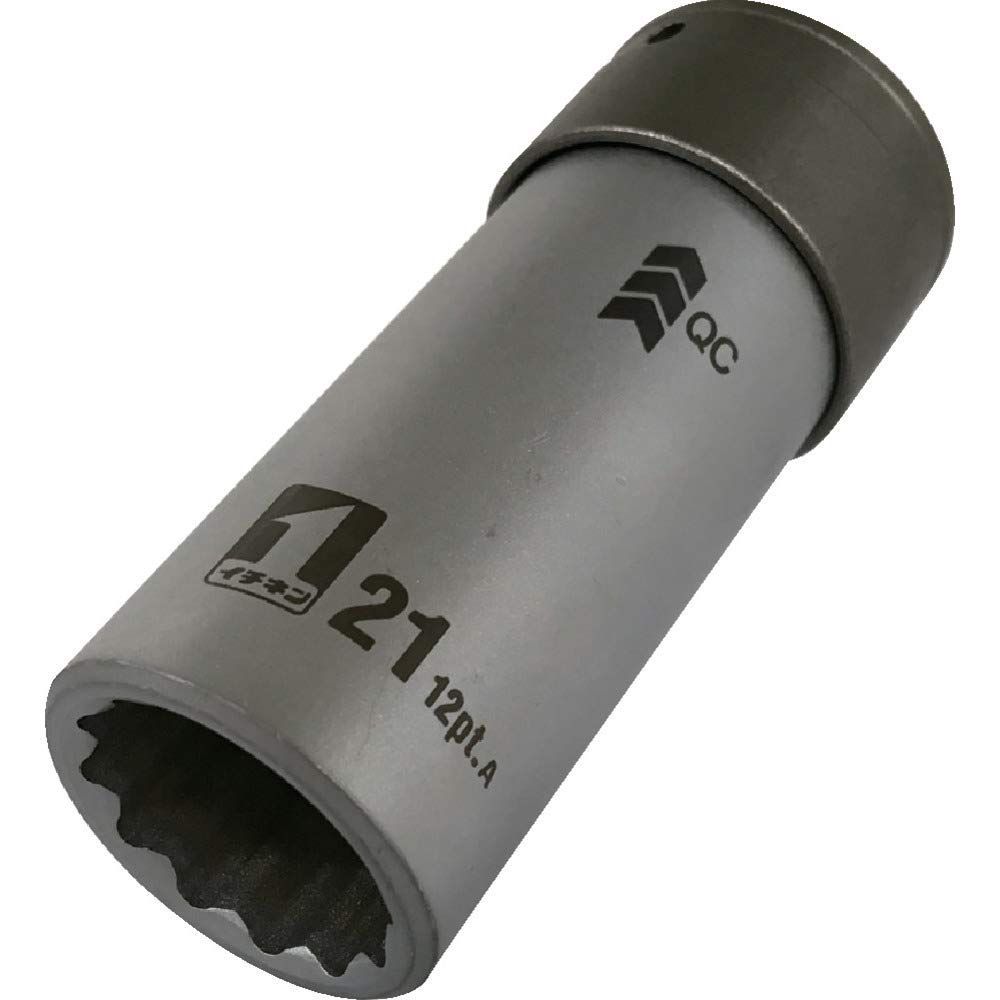 数量 12角 21mm シングル QCソケット 19807 IM-4W21-12K ソケット TOOL マストツール 差込角 12.7mm 4分 MUST イチネンアクセス