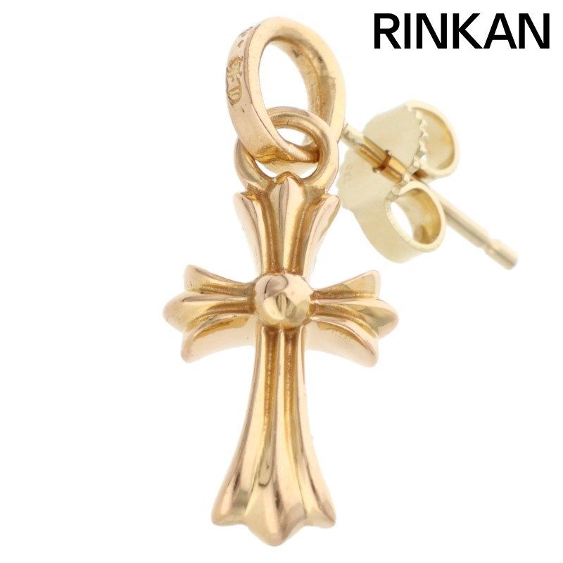 クロムハーツ 22K BBY F PPRCHN|22Kベイビーファットドロップ ゴールドピアス メンズ