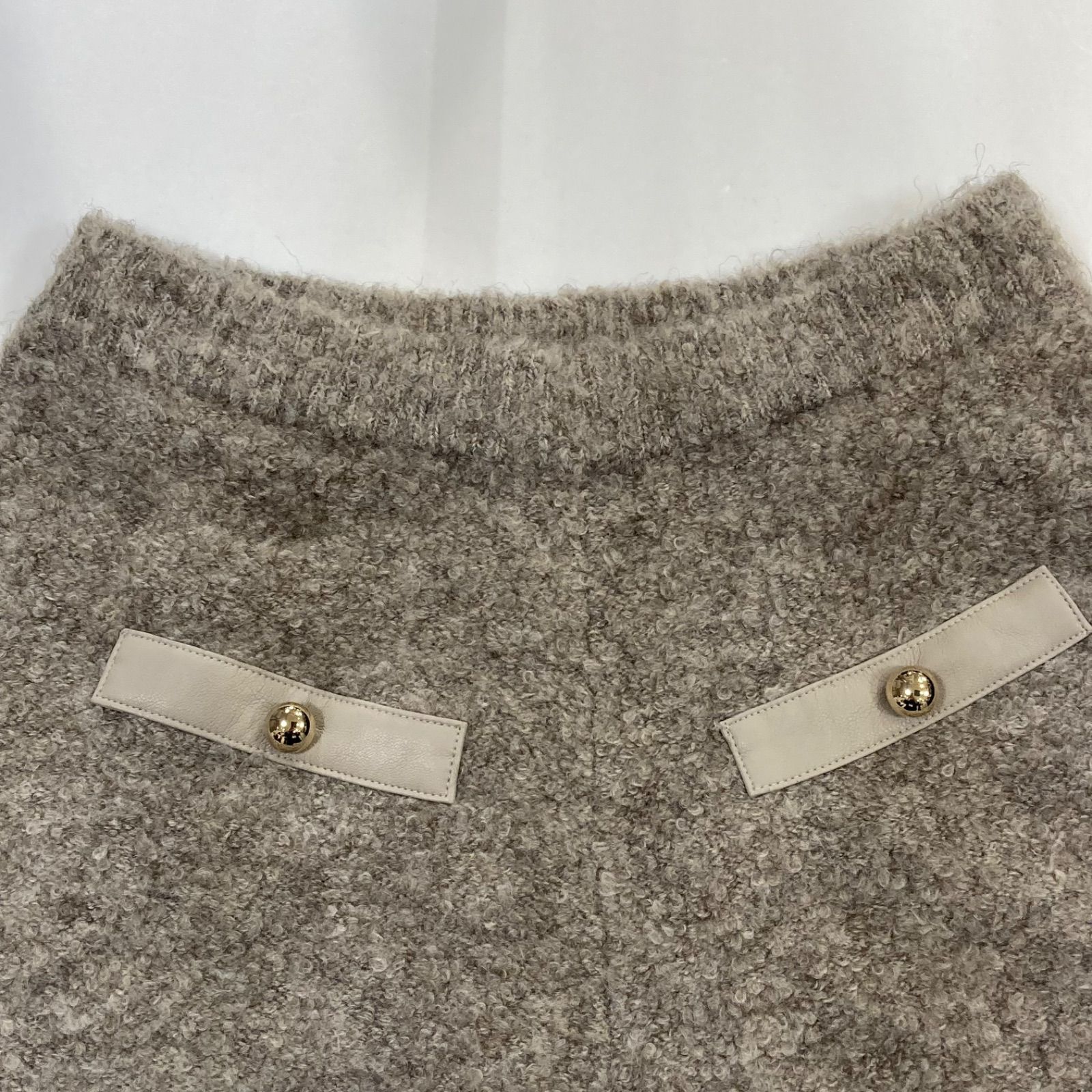 knit tops×short