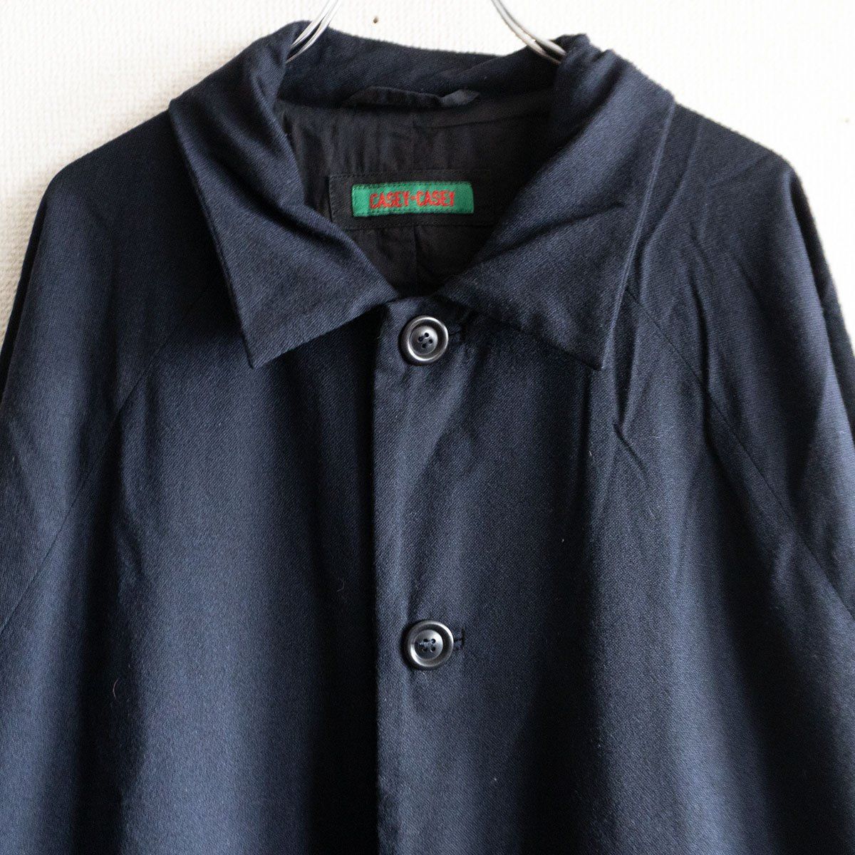casey casey M ウールカシミア シャツコート CASEY CASEY / Coat (Wool Cashmere) | EUREKA FACTORY HEIGHTS