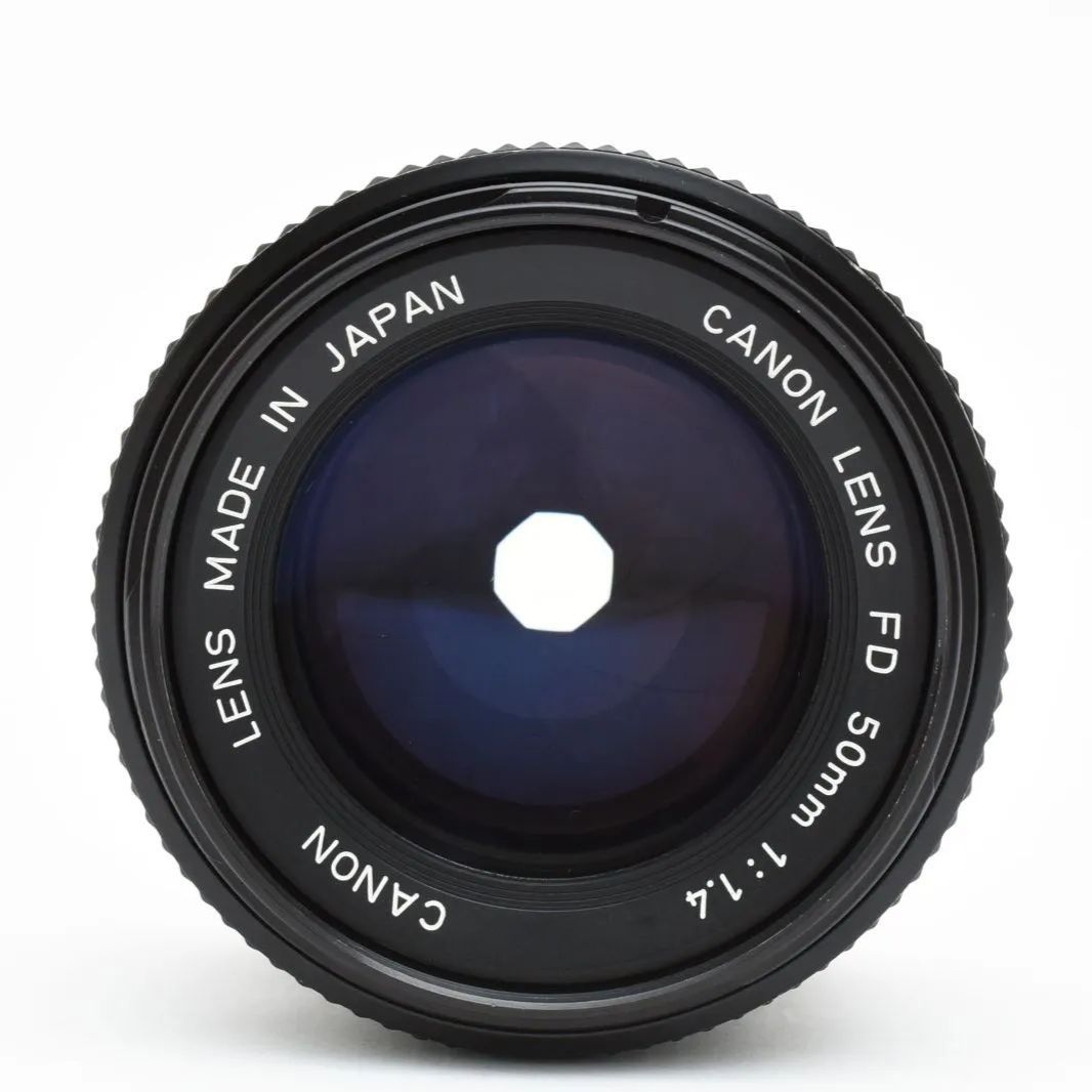 ☆良品☆ キヤノン Canon NEW FD 50mm F1.4 前後キャップ&レンズ