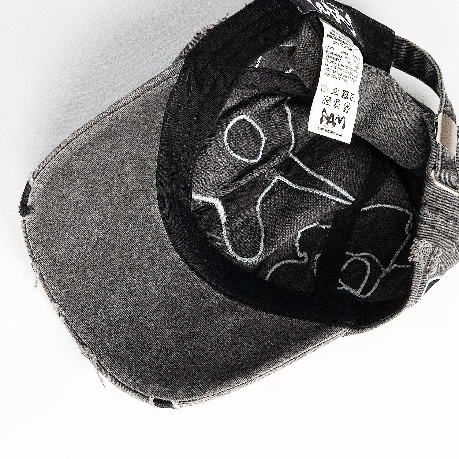 P.A.M. / PERKS AND MINI 25AW LOCKE DENIM APPLIQUE BASEBALL