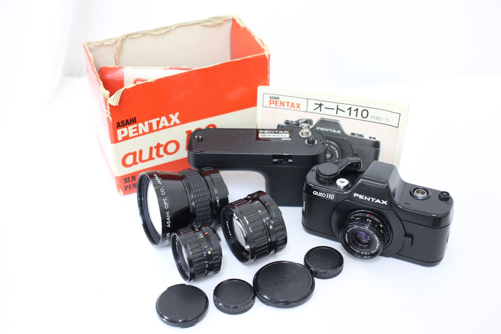 返品保証】 【元箱付き】ペンタックス Pentax auto110 18mm 24mm 返品保証】 【元箱付き】ペンタックス Pentax auto110 18mm 24mm