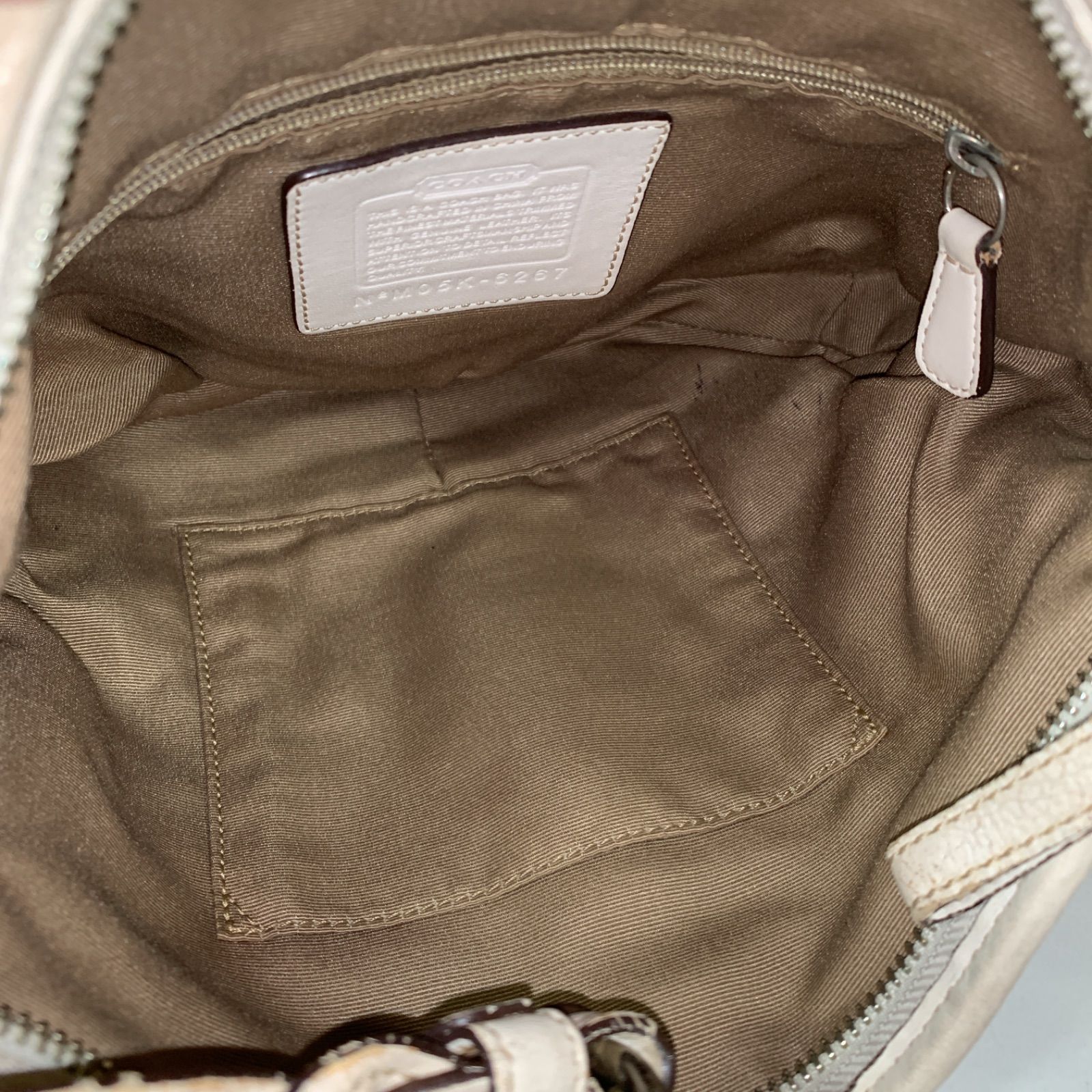 77 COACH コーチ ワンショルダーバッグ 6267 シグネチャー キャンバス 