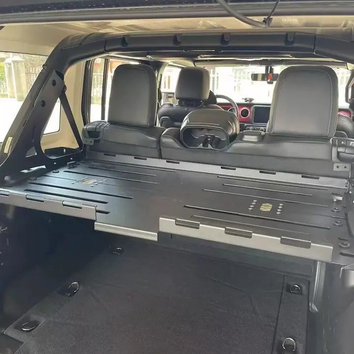 送料無料 ジープJK牧馬人 リアゲート収納ラック 多機能リアトレイ 収納力UP 車内整理 アウトドアにも最適 ドレスアップパーツCYB319定番人気