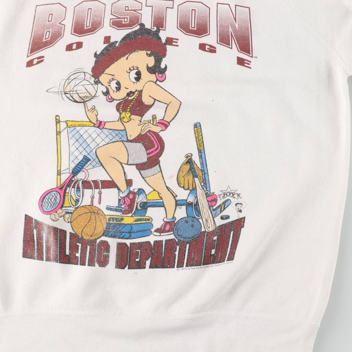 古着 90s TULTEX BETTY BOOP USA製 スウェット Vintage 90s Betty Boop Wild Thing Crew Neck Sweatshirt Size