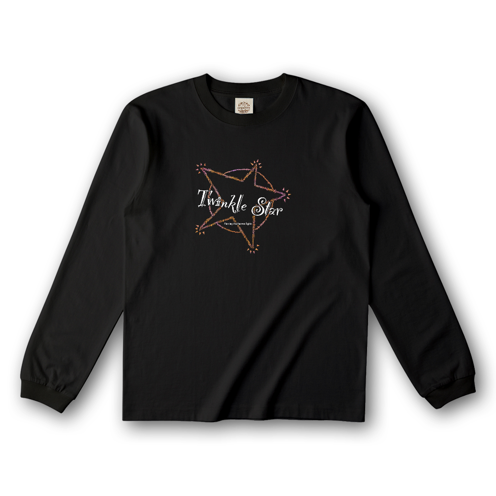 グラフィックロングTシャツ　Twinkle Star Color -Long-