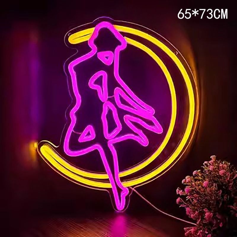 LEDネオンサイン ネオン管風 GAMEOVER インテリア ライト LED
