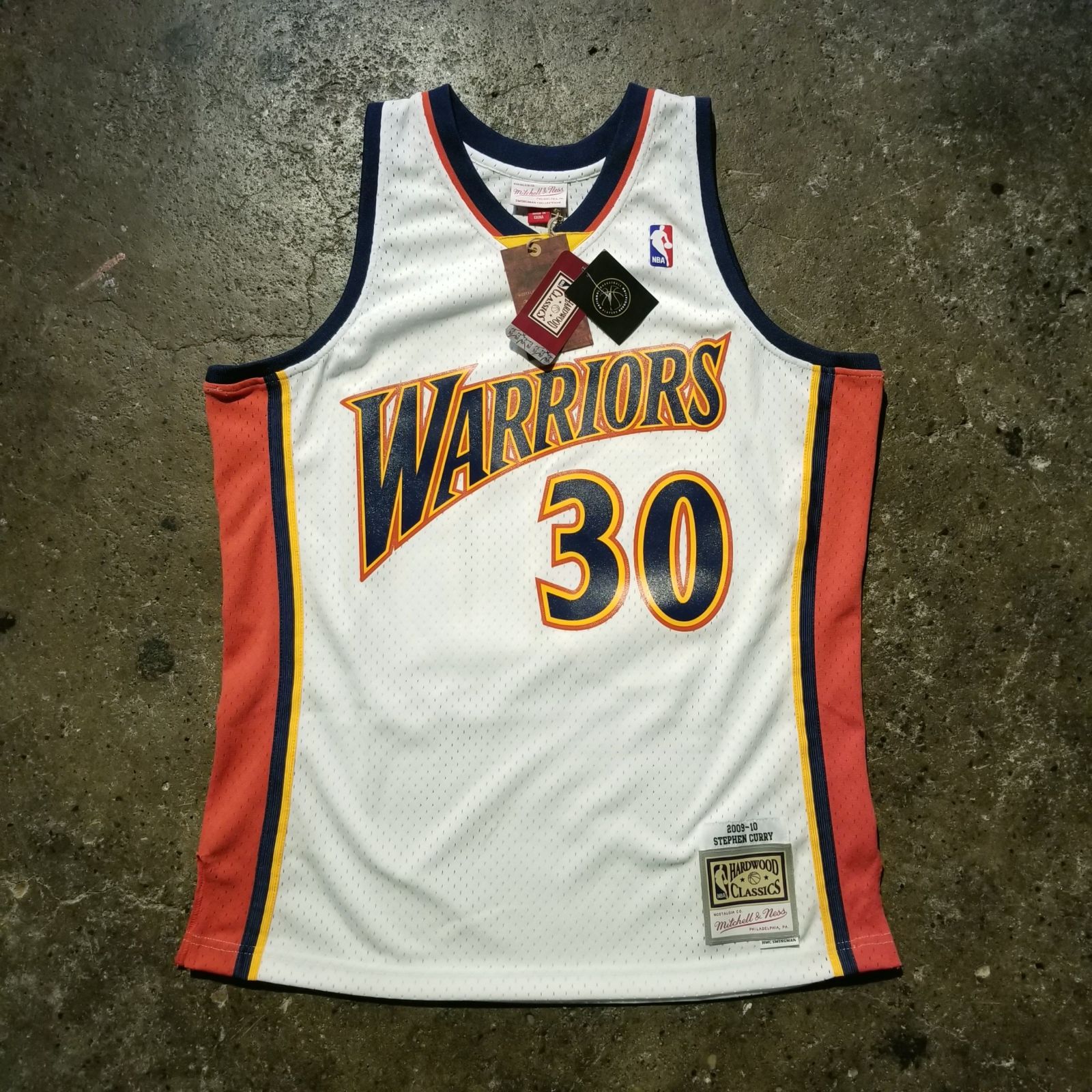 Mitchell-Ness Stephen Curry 30 Warriors 2009-10 Swingman Jersey L ミッチェル＆ネス NBA ステフィンカリー ウォーリアーズ スウィングマンジャージ ユニフォーム