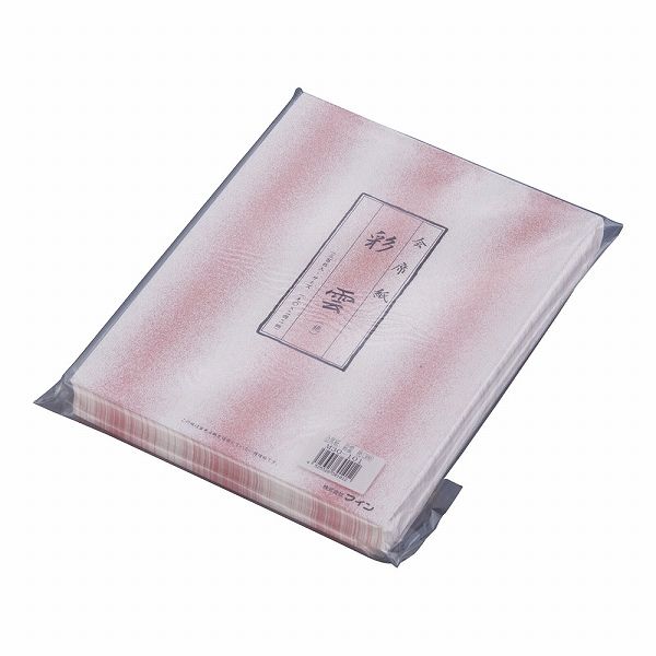 マイン(Mine) 会席紙 彩雲 桃 24×19cm 入数：1セット(300枚入) M30-101(QKI45)