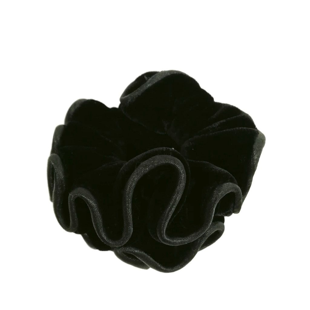 美品！アレクサンドルドゥパALEXANDREDE PARISベルベットシュシュ黒 ALEXANDRE DE PARIS アレクサンドル ドゥ パリ シュシュ TCH-17402-PM