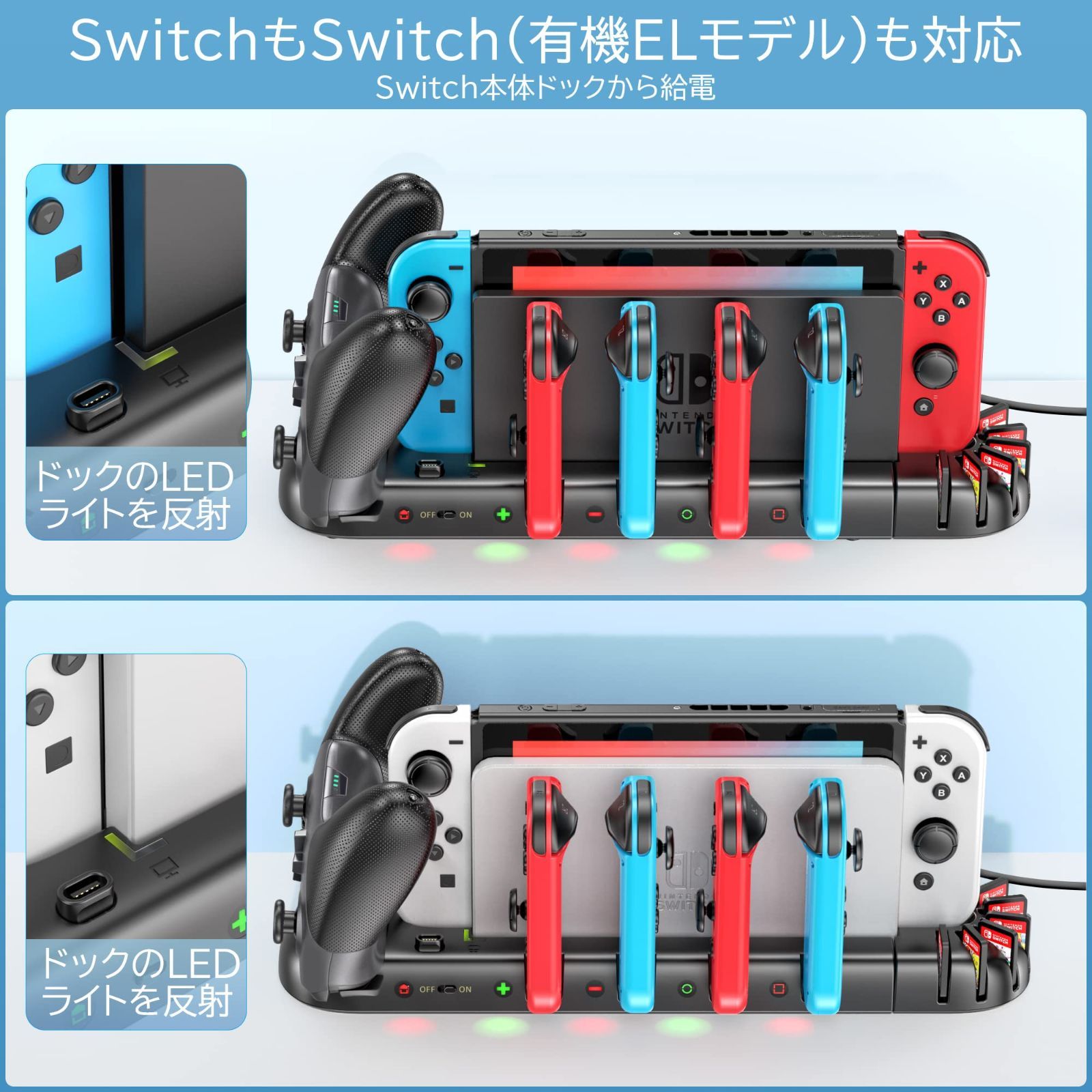 NintendoSwitch 本体 プロコン、充電器付き NintendoSwitch 本体