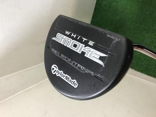 テーラーメイド WHITE SMOKE BIG FONTANA ブラック 34インチ パター PT スチール フレックスその他 メンズ 男性用 右利き 右用 Cランク ゴルフクラブ
