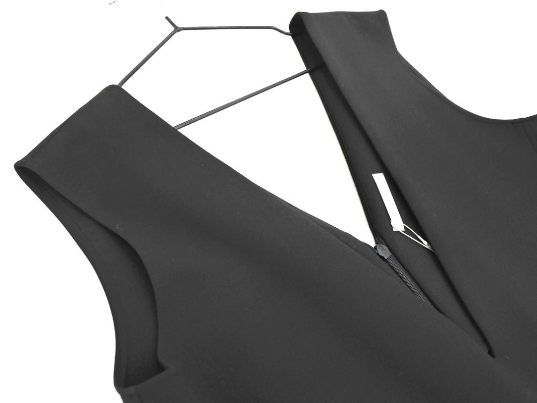 theory luxe セオリーリュクス ジャンパースカート ワンピース size38|黒 ◎レディース