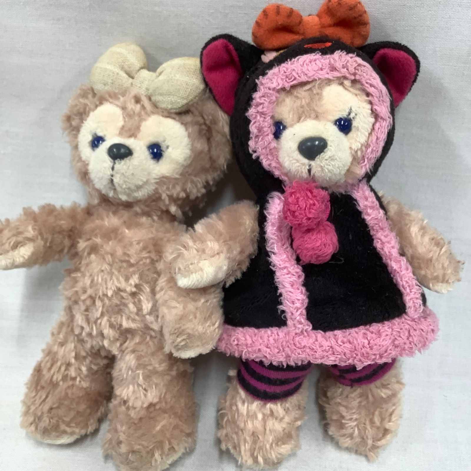 ダッフィー　シェリーメイ ぬいば　まとめ　 ぬいぐるみバッチ　まとめ売り ディズニーシー ダッフィー シェリーメイ ぬいぐるみバッジ 4個