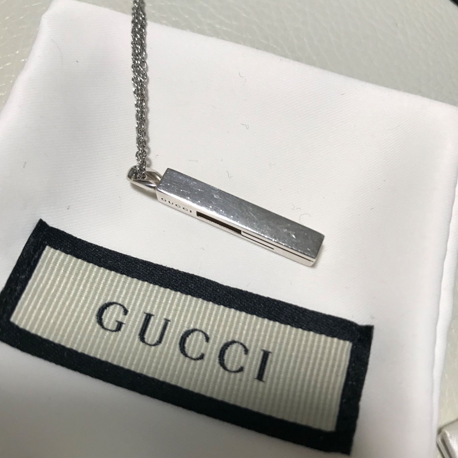 最終決算 洗浄済み GUCCI グッチ ネックレス 喜平 キヘイ メンズ 55cm