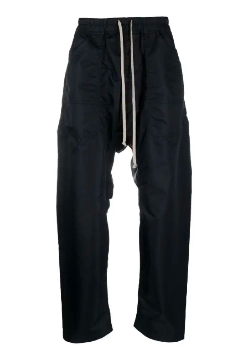 XS Rick Owens リックオウエンス ダークシャドウ ナイロン クラシック ドローストリング パンツ 黒