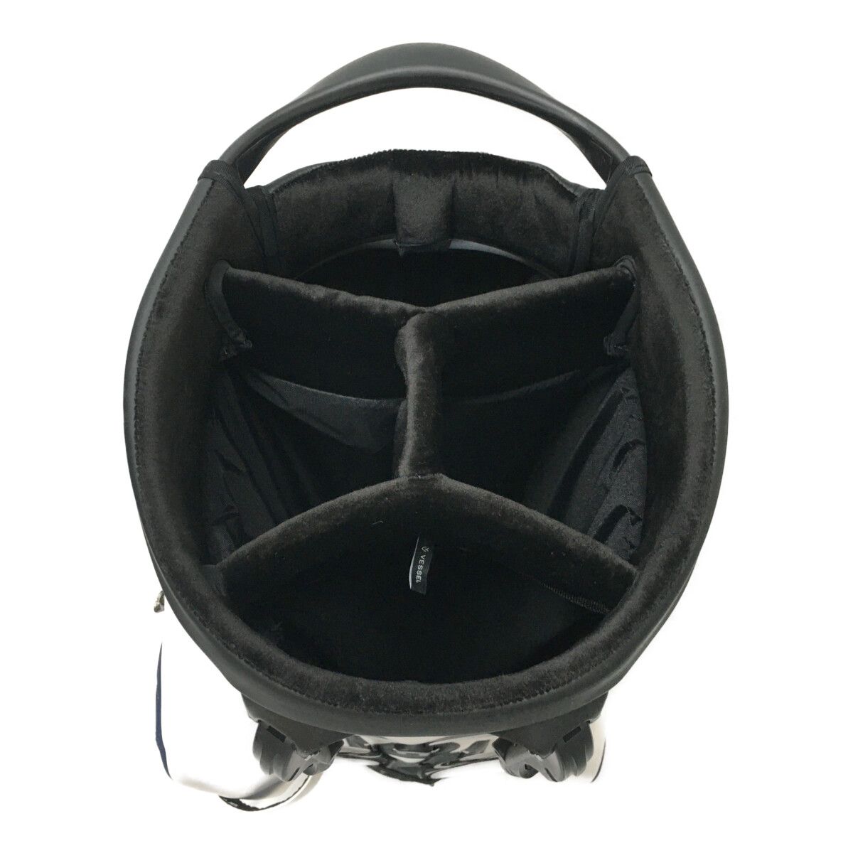 中古 ジーフォア G/FORE キャディバッグ ホワイト 白 スタンド式 中古 ジーフォア G/FORE キャディバッグ ホワイト 白 スタンド式
