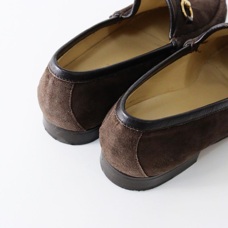 美品 90s GUCCI by TOM FORD グッチ ヌバックレザー ホースビット  