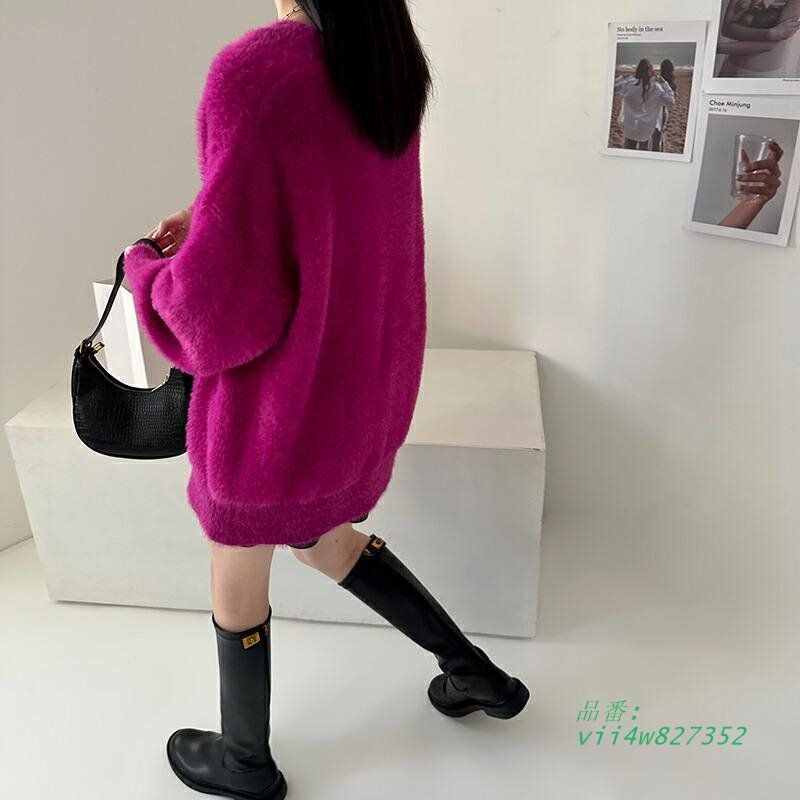 カジュアル シャギーニット