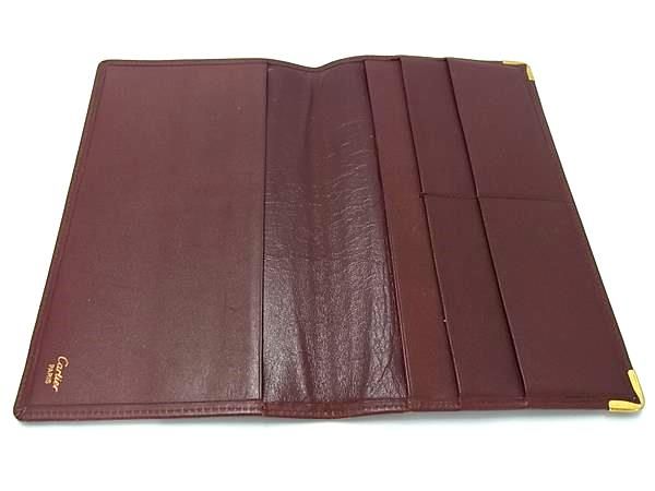 Cartier カルティエ マストライン レザー 二つ折り 長財布