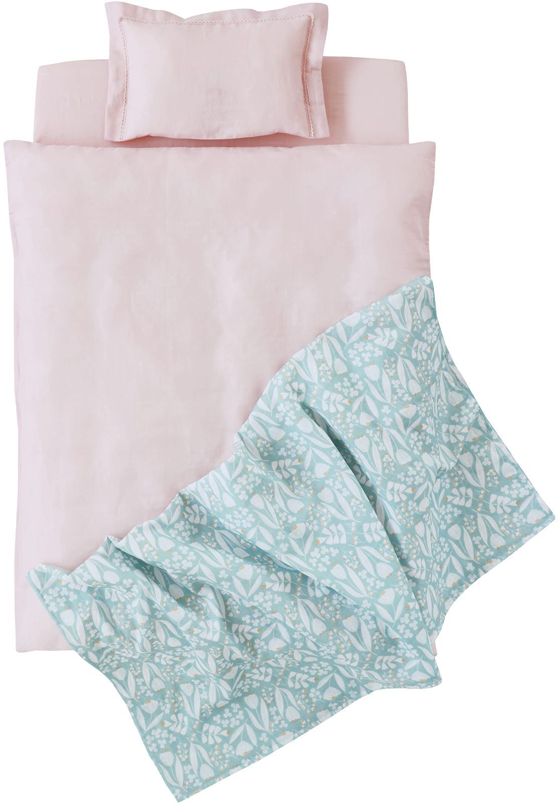 在庫セール オールドローズ×ガーデン 1406-9998-52 約70×85cm ベビー布団 サンデシカ