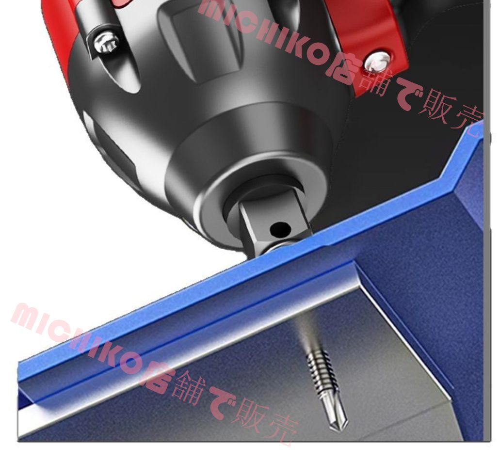 電動インパクトレンチ 600N.m 多点セ ット ー1台4役タイヤ交換 バッテリー併用電動ドリルドライバー セット 電池1本 T100