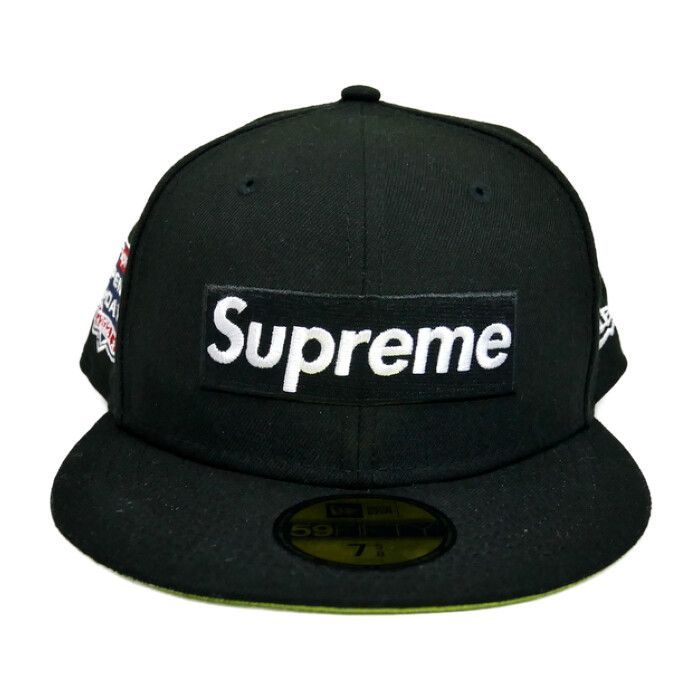 Supreme×NEW ERA ニューエラ 国内正規 21AW 21FW No Comp Box Logo Cap ボックスロゴキャップ Black ブラック 黒 7 5/8 60.6