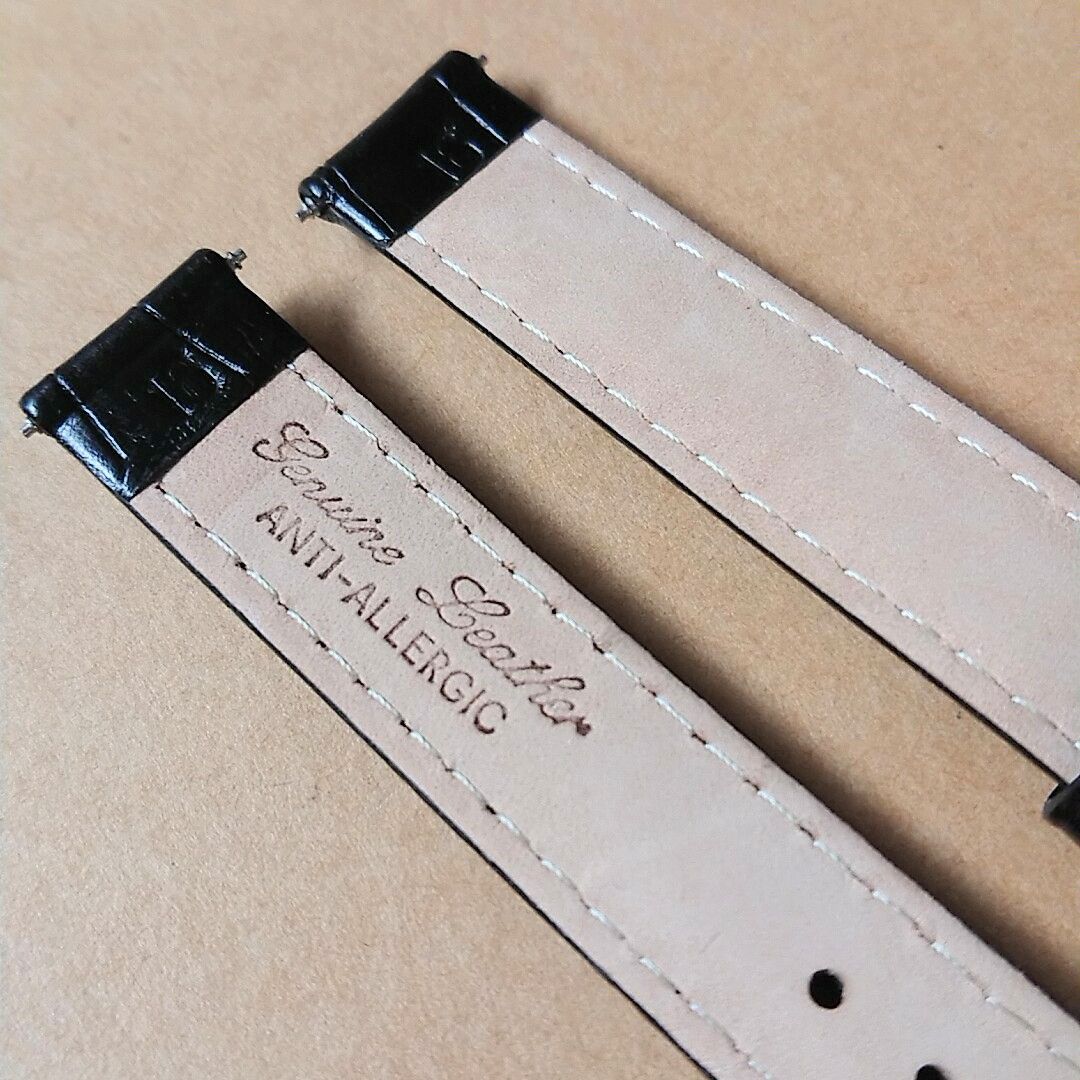 Lサイズ 寸長 ラグ幅16mm ストレート時計ベルト 交換ベルト
