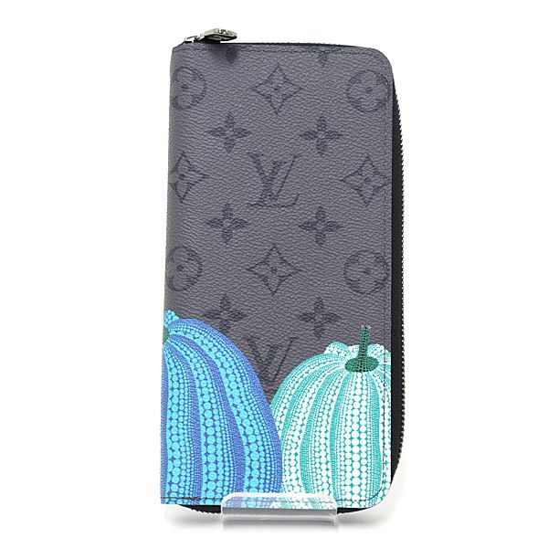 現行品✨ルイヴィトン モノグラムエクリプス ジッピーウォレット ヴェルティカル ルイヴィトン LV × YK ジッピーウォレット・ヴェルティカル