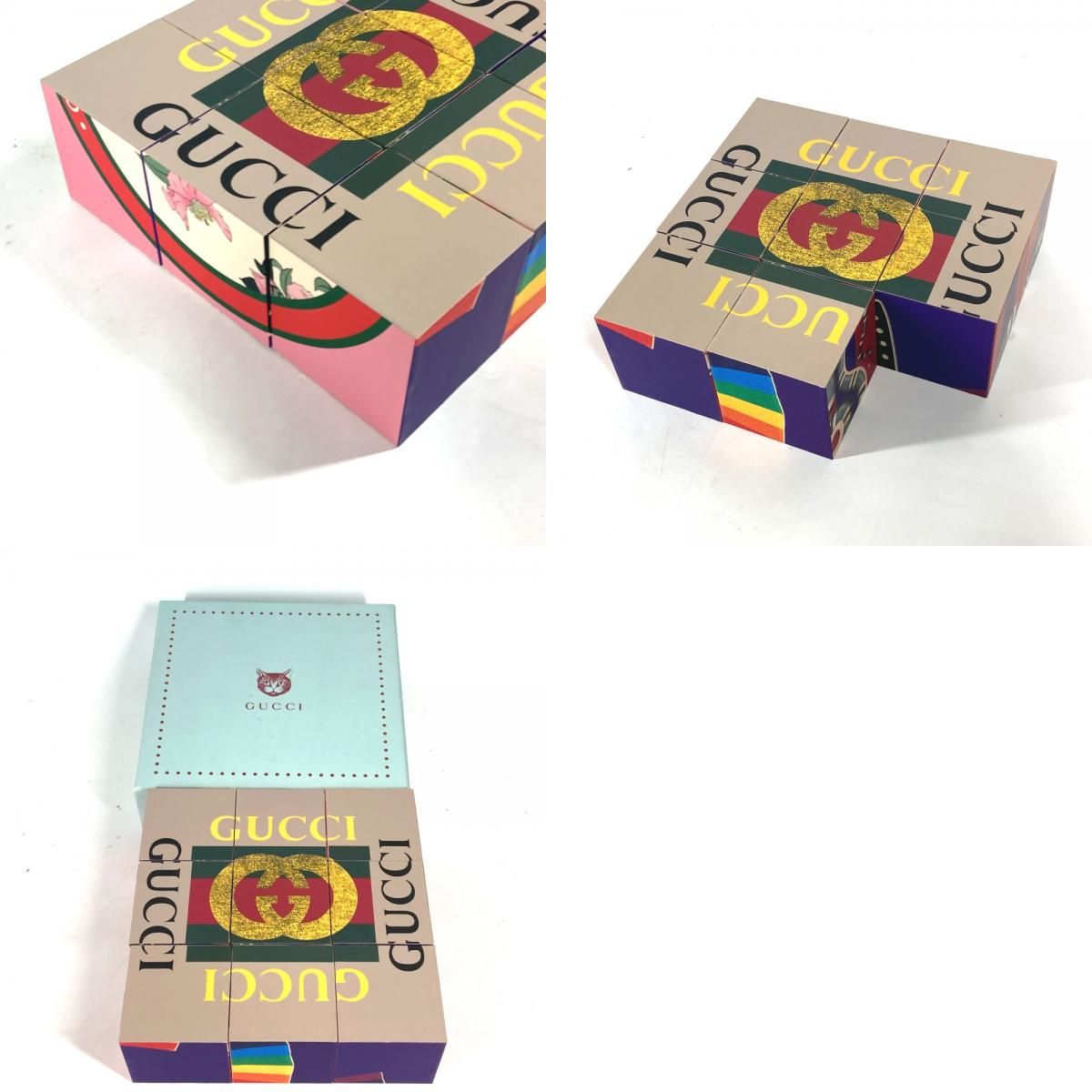 GUCCIのパズル GUCCI グッチ 雑貨 GG パズル puzzle ウッド マルチカラー