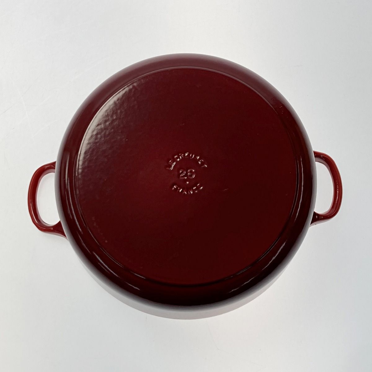 LE CREUSET ルクルーゼ ココット・ロンド 26cm 》ガス・IH対応