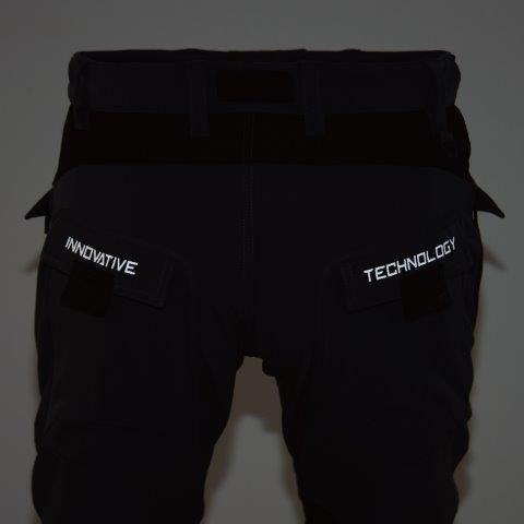 クイックドライ メッシュパンツ ブラック/ガンメタル Lサイズ