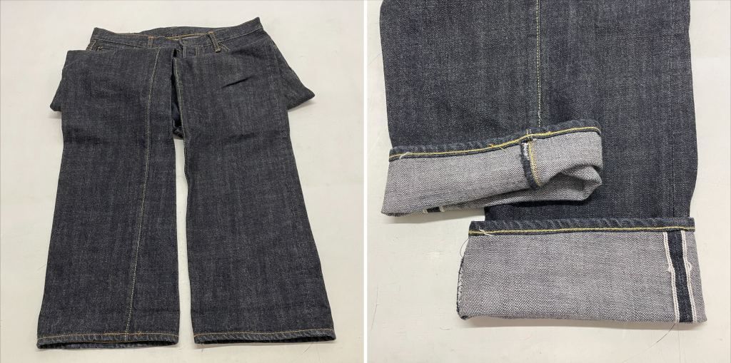  01 w-5236 ヒステリックグラマー GLAMOUR セルビッチデニム ボタンフライ W 32 L 33 ブルー サイズ32 メンズ パンツ コットン 4 AP-0471 品 その他 デニム ジーンズ