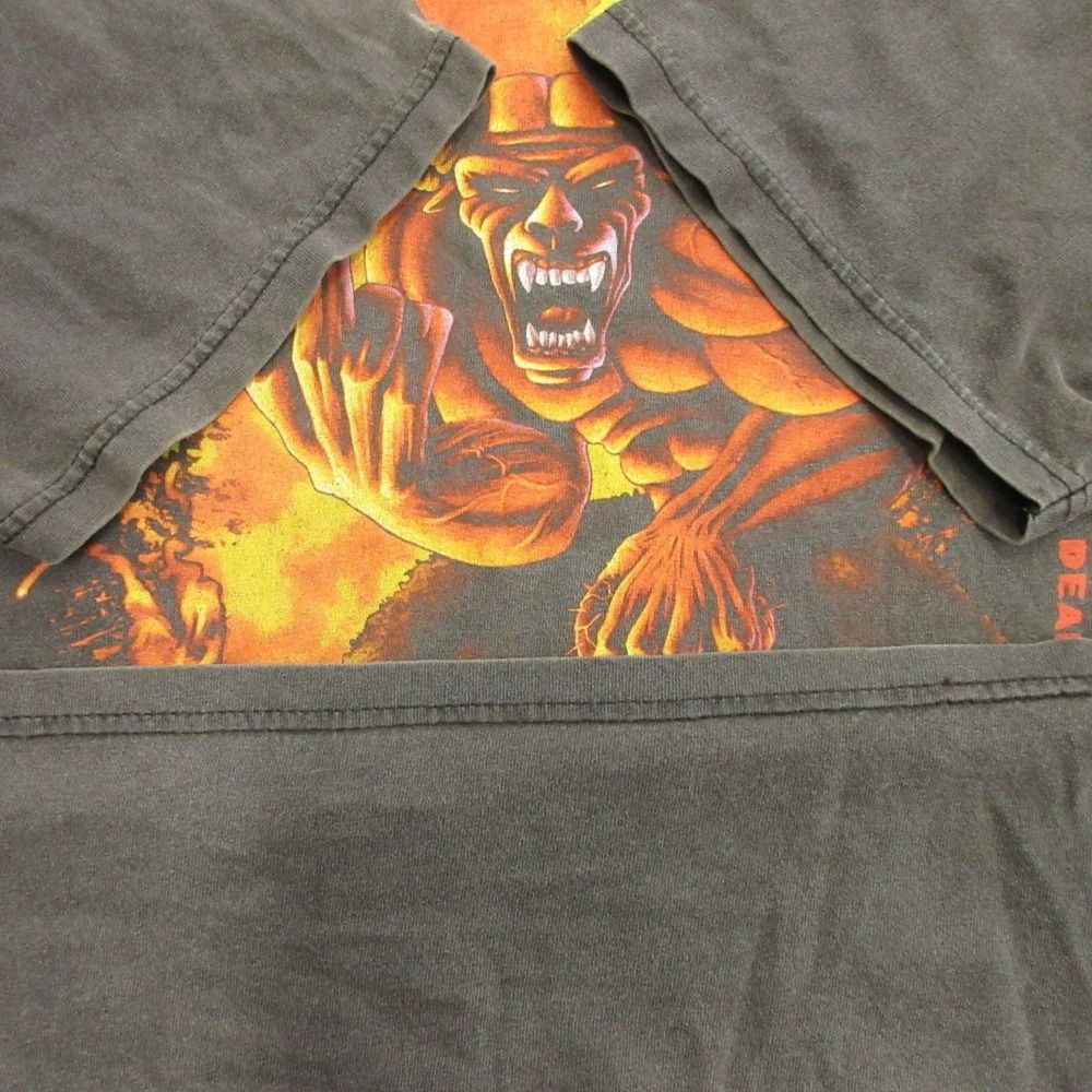2001年 Ozzfest オズフェスト バンド Tシャツ メタル オジーオズボーン ブラックサバス Hanes 00's ヴィンテージ XL グレー メンズ 古着 中古 USED