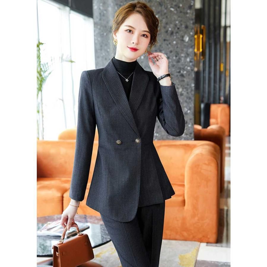 【美品】COUP DE CHANCE ビジネススーツ セットアップ フレア スーツ レディース セットアップ[品番：ZY000004183]｜GIRL