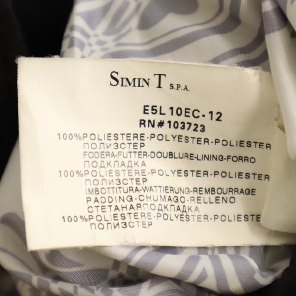 アルマーニジーンズ 長袖 中綿コート I 38 ブラック ARMANI JEANS 収納