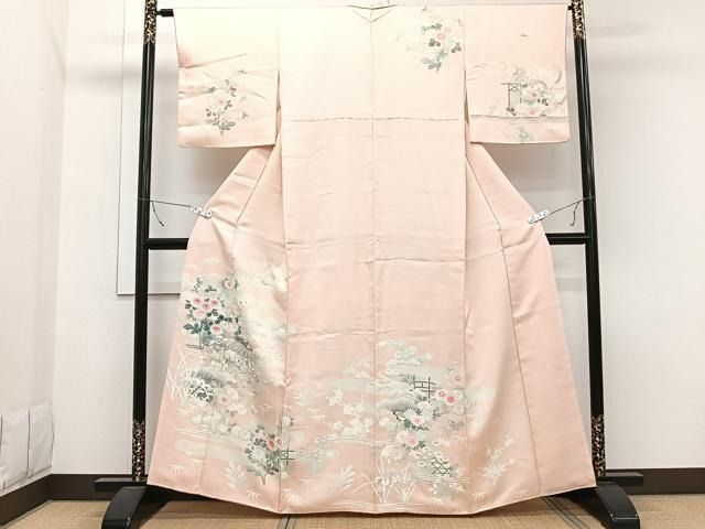 平和屋着物○訪問着 辻が花 絞り 正絹 逸品 CAAX4475ut