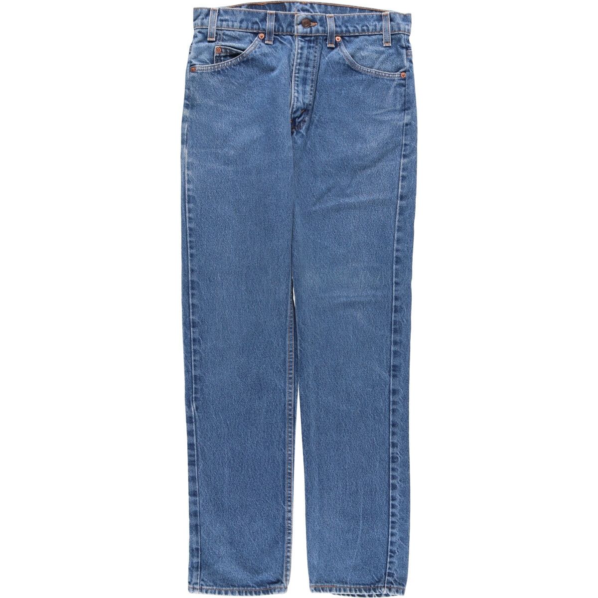 古着 90年代 リーバイス Levi s 505 REGULAR FIT STRAIGHT LEG オレンジタブ テーパードデニムパンツ メンズw32相当|eaa587432