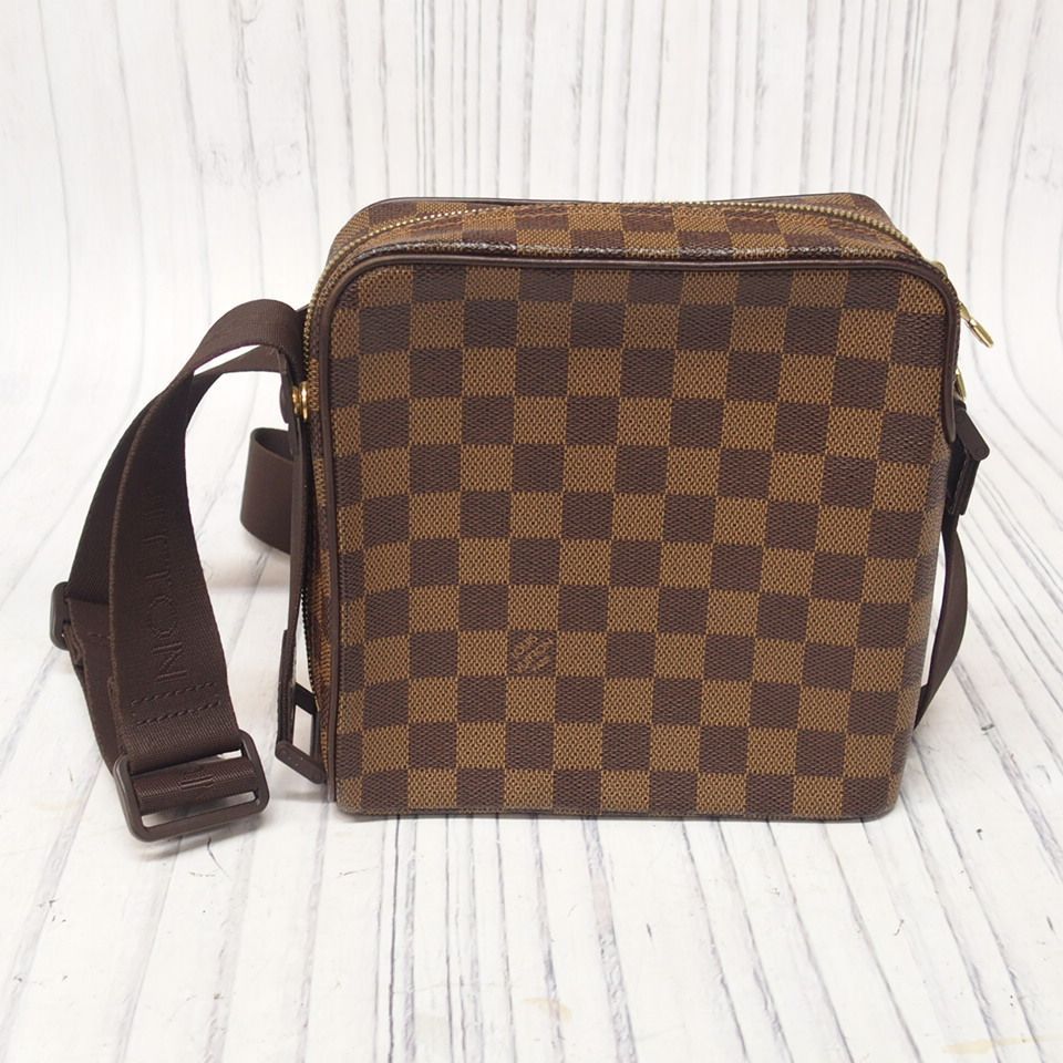 m001 F ルイヴィトン オラフPM ダミエ ショルダーバッグ N41442