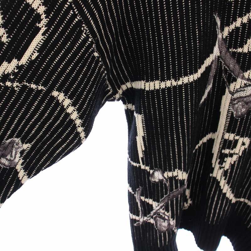 Ameri VINTAGE - NUANCE BODY LINE LOOSE KNIT TOP ホワイト セール】NUANCE BODY LINE LOOSE KNIT TOP（ニット/セーター