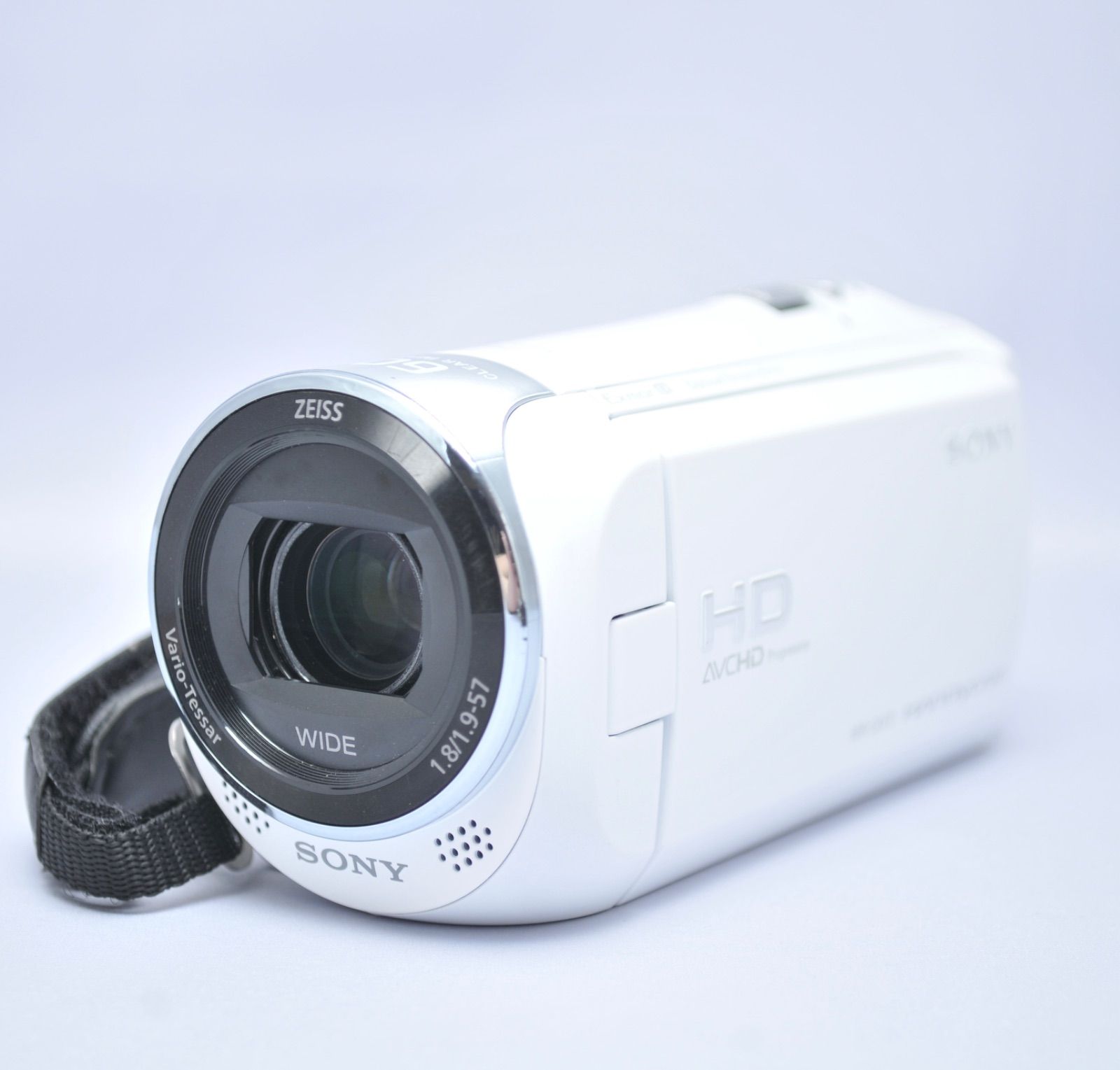 SONY(ソニー) ビデオカメラ Handycam HDR-CX470 ホワイト 内蔵メモリー32GB 光学ズーム30倍 HDR-CX470 W -  メルカリ