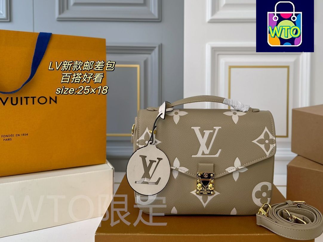 LVルイヴィトンの新作郵便配達バッグ、ハンドバッグ、カメラ